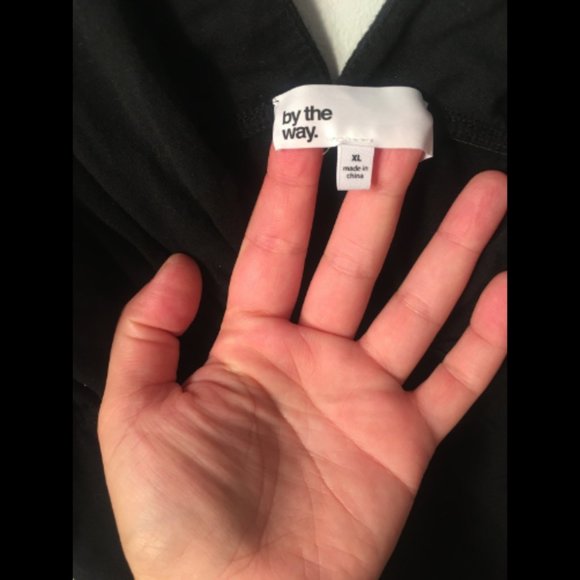 V-Neck One Piece Bodysuit - Black, New, XL - Picture 7 of 8